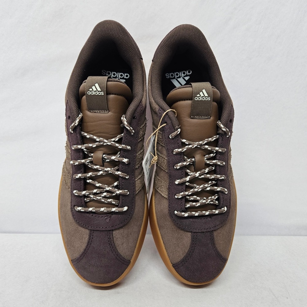 Adidas VL Court 3.0 Skateboarding Shoes JP5294 Brown Suede Gum Men's Size 8 - Picture 6 of 11